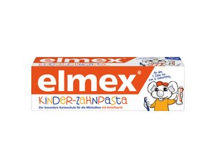 Описание свойств детской зубной пасты марки Элмекс