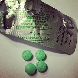 Показание к применению препарата кеторол