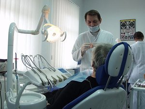 На приеме у стоматолога